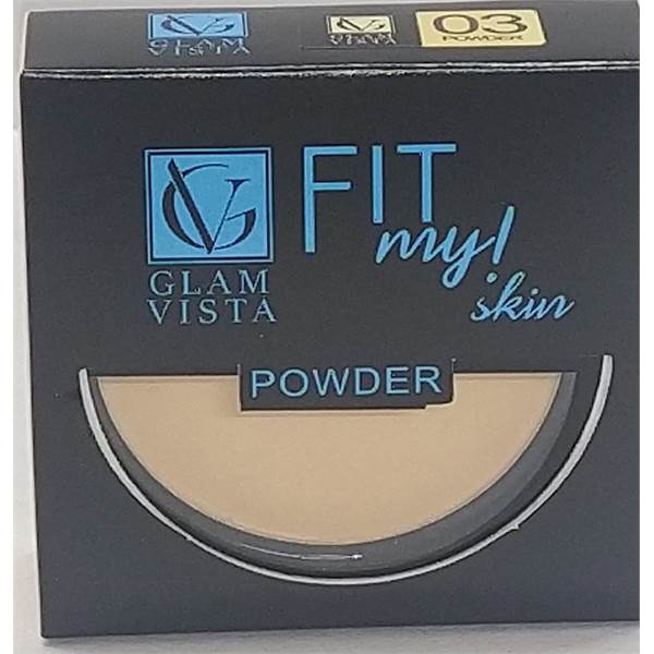 DMS INDIA Glam-Vista Fit My Skin Powder. (Shade 03)
